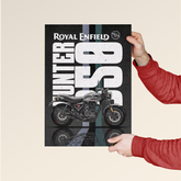 Royal Enfield Hunter 350 – Urban Rebel Poster